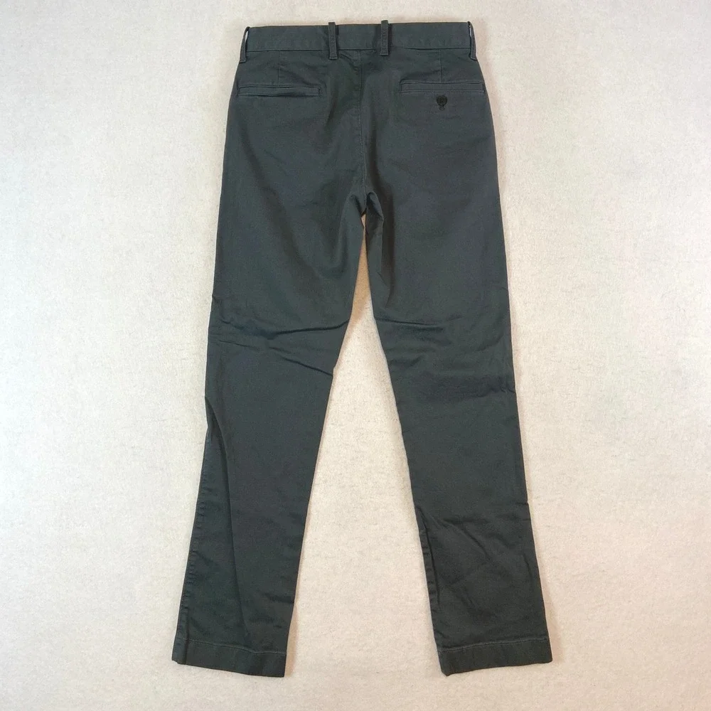 J Crew Flex Straight Leg Pants Gray W28 L31.5* Cotton Blend Business Casual‎